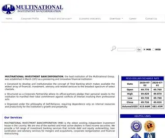 Mib.com.ph(Multinational Investment Bancorporation) Screenshot