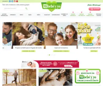 Mibebeyyo.com.mx(Embarazo, parto, bebés, lactancia y niños) Screenshot