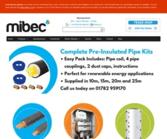 Mibec.co.uk(Buffer tanks) Screenshot