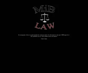 Miblaw.com(MiB LAW) Screenshot
