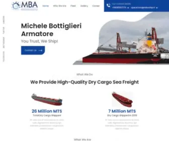 Miboship.it(Dry Cargo Sea Trade Professionals) Screenshot
