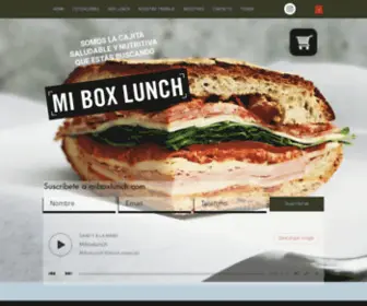 Miboxlunch.com(BOX LUNCH) Screenshot