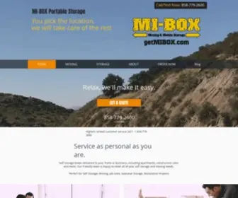 Miboxsandiego.com(PODS Style Storage) Screenshot