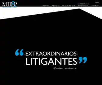 Mibp.com.mx(Malpica, Iturbe, Buj y Paredes) Screenshot