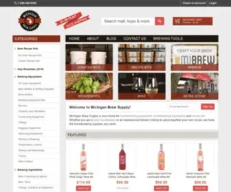 Mibrewsupply.com(Michigan Brew Supply) Screenshot