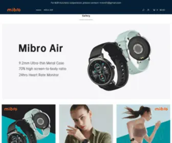 Mibrofit.com(Mibro) Screenshot