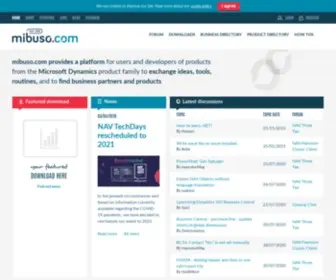 Mibuso.com(Navision Software) Screenshot