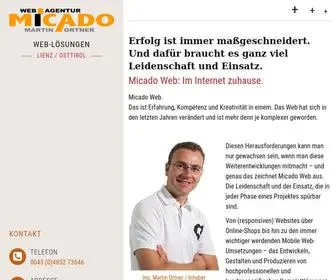 Micado-Web.at(Osttirol), Web) Screenshot