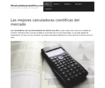 Micalculadoracientifica.com(En este sitio web podrás encontrar cualquier tipo de recurso matemático que busques) Screenshot