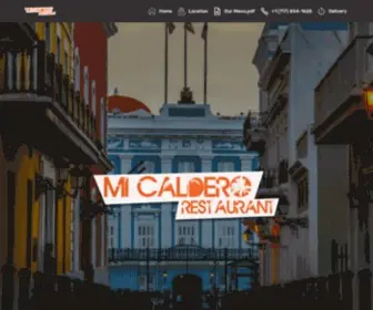 Micaldero.com(Mi Caldero Restaurant) Screenshot