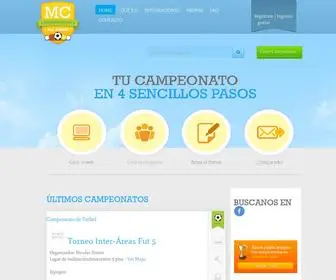 Micampeonato.com(Bienvenidos a Mi) Screenshot