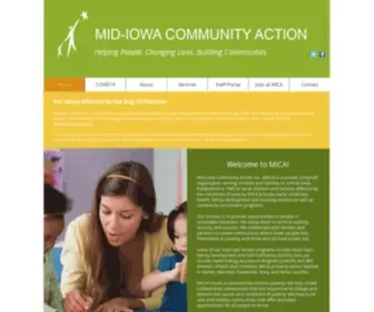 Micaonline.org(Mid-Iowa Community Action (MICA)) Screenshot