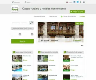 Micasarural.com(Casas rurales en Mi Casa Rural) Screenshot