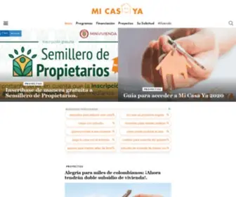 Micasaya.org(MI CASA YA) Screenshot