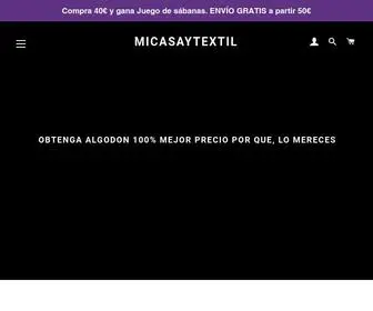 Micasaytextil.com(MicasayTextil ? micasaytextil) Screenshot