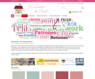 Micasitadepatch.com(Tienda online de patchwork) Screenshot