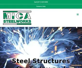 Micasteelworks.com(MICA Steelworks) Screenshot