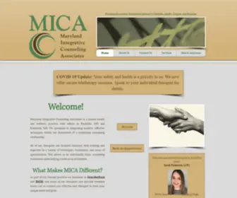 Micatherapy.com(Home) Screenshot