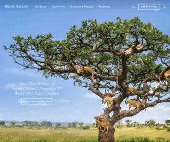Micato.com(Luxury African Safaris and Tours) Screenshot