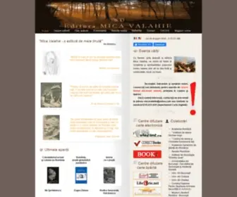 Micavalahie.ro(Editura Mica Valahie) Screenshot