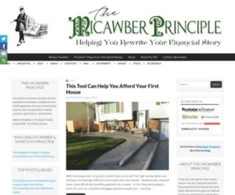 Micawberprinciple.com(The Micawber Principle) Screenshot