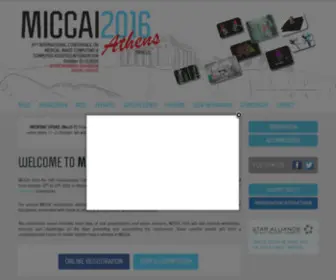 Miccai2016.org(MICCAI 2016) Screenshot