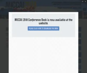 Miccai2018.org(Miccai 2018) Screenshot
