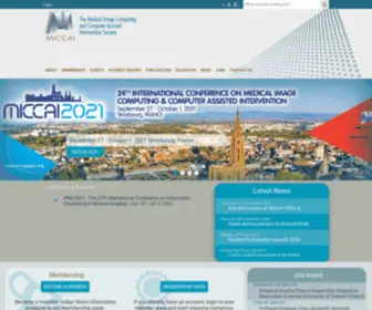 Miccai.org(The MICCAI Society was formed as a non) Screenshot