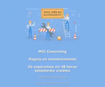 Miccoworking.es(Mic Coworking) Screenshot