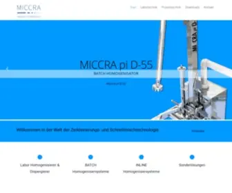 Miccra.com(MICCRA) Screenshot