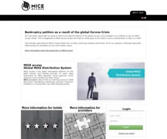 Mice-Access.com(MICE access) Screenshot