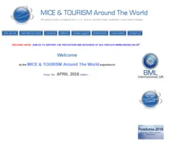 Miceandtourismaroundtheworld.com(MICE & TOURISM Around The World) Screenshot