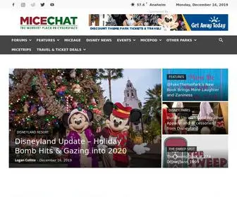 Micechat.com(Disney and Theme park news) Screenshot