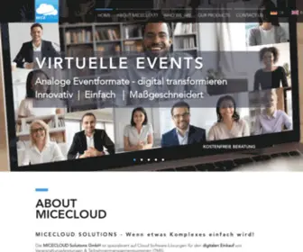 Micecloud.com(Professionelle Eventsoftware) Screenshot