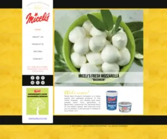 Miceli-Dairy.com(Miceli Dairy) Screenshot