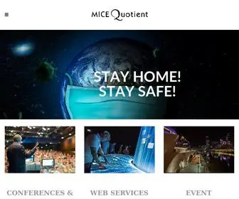 Micequotient.com(MICE Quotient) Screenshot