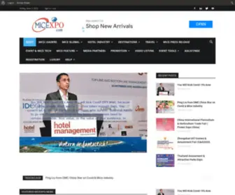 Micexpo.com(Meetings Events is Business Travel Tourism) Screenshot