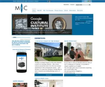 MicFaenza.org(MIC International Museum of Ceramic in Faenza) Screenshot