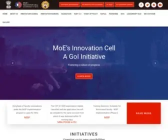 Mic.gov.in(MoE Innovation Cell) Screenshot
