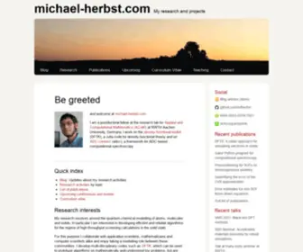 Michael-Herbst.com(Be greeted) Screenshot