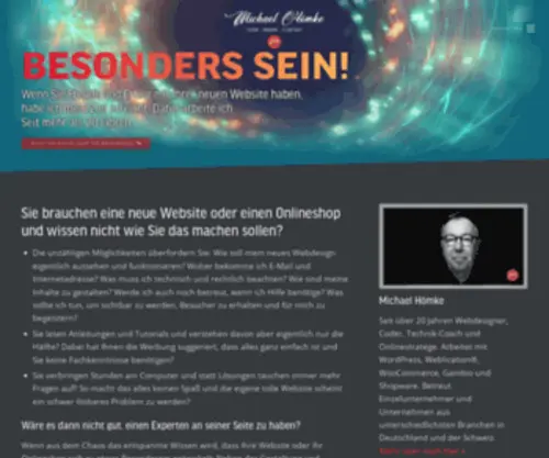 Michael-Hoemke.de(Webdesign oder Onlineshop gesucht) Screenshot