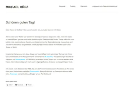 Michael-Hoerz.de(Michael Hörz) Screenshot