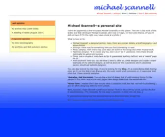 Michael-Scannell.com(Michael Scannell) Screenshot