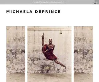 Michaeladeprince.com(Michaela DePrince) Screenshot