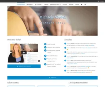 Michaelamedek.com(Kytarová škola) Screenshot