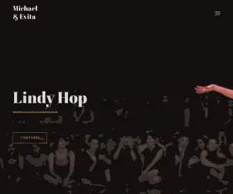 Michaelandevita.com(Michael and Evita Lindy Hop) Screenshot