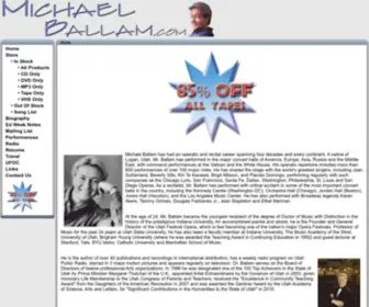 Michaelballam.com(Michael Ballam's Official Web Site) Screenshot