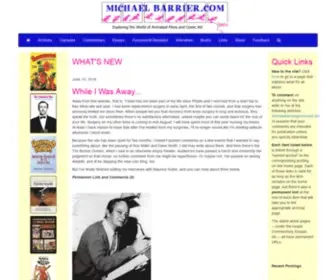 Michaelbarrier.com(Michael barrier) Screenshot
