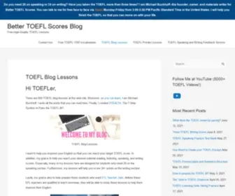 Michaelbuckhoff.com(Better TOEFL Scores Blog) Screenshot