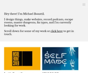 Michaelbusuttil.com(Michael busuttil) Screenshot